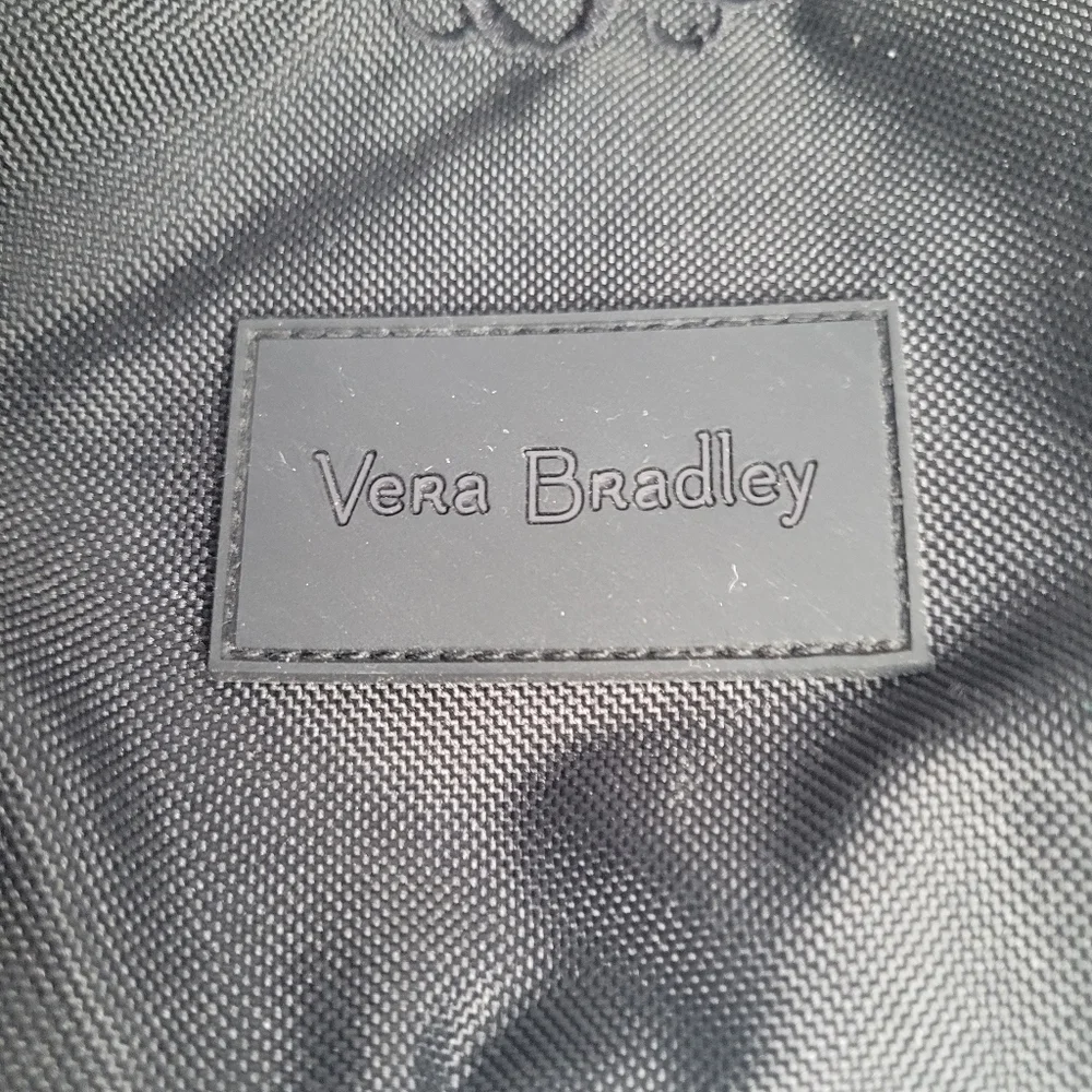 Vera Bradley Black Daytripper ReActive Material Backpack *Read* Lightweight